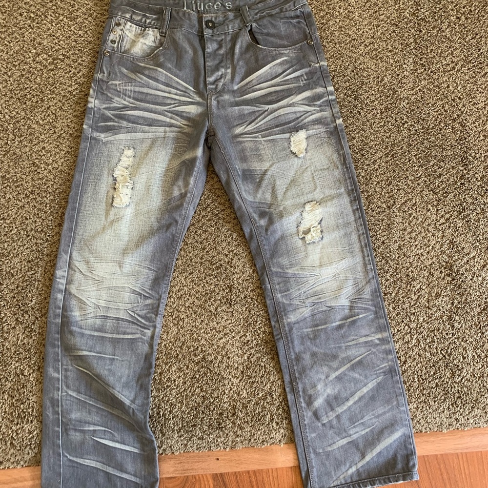 Liuces gray jeans waist:32